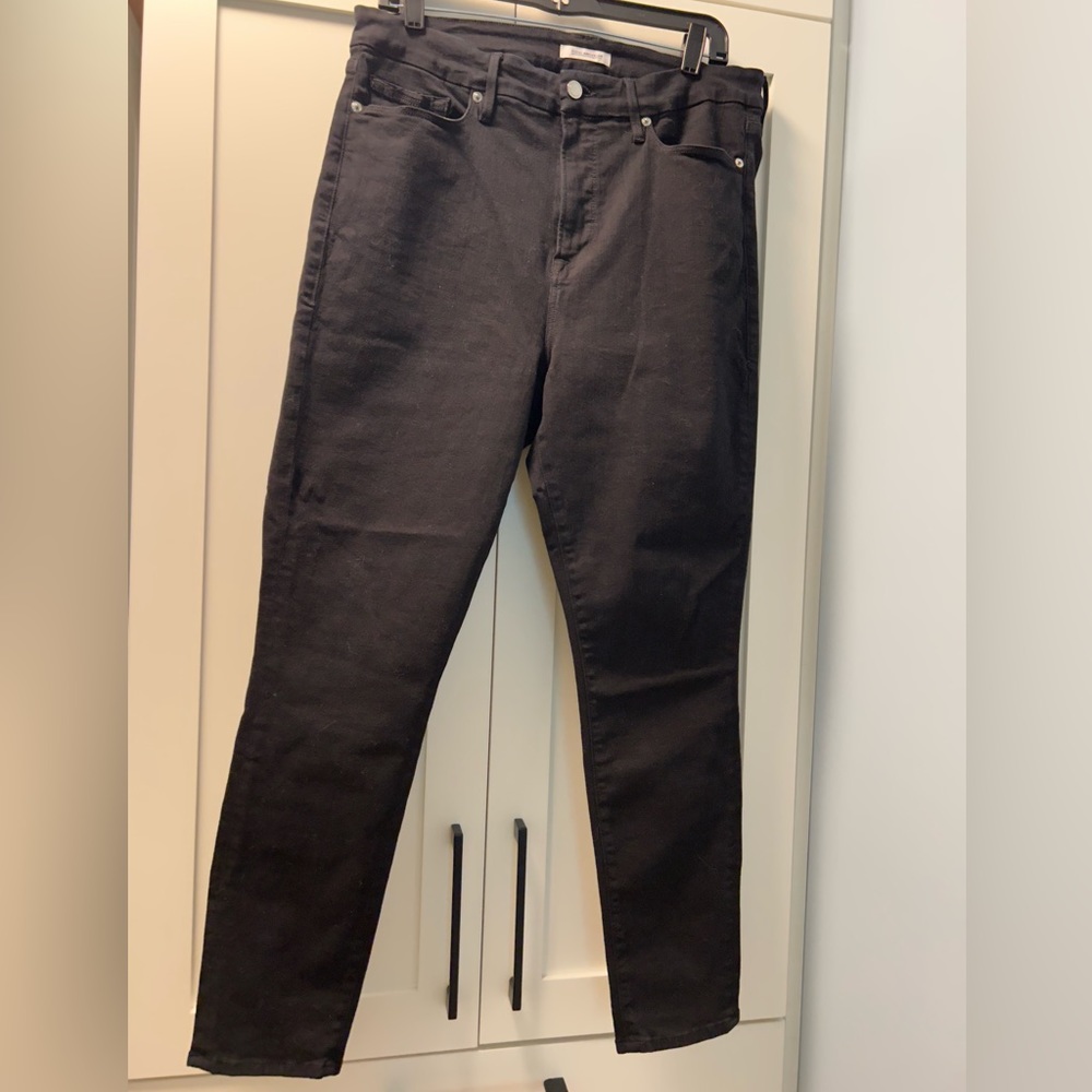 Good American Good Legs Black 001 size 18